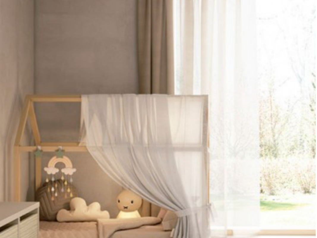 letto montessori capanna vista laterale